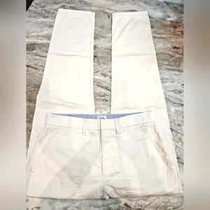 J.Crew Slim Boyfriend Chino Pants Women’s 27 Tall Khaki Beige Re-Imagined